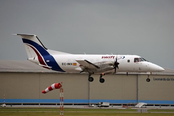 Swiftair S.A. EC-IMX Embraer EMB-120RT Brasilia cn/120158 @ Buitenveldertbaan EHAM / AMS 14-08-2018