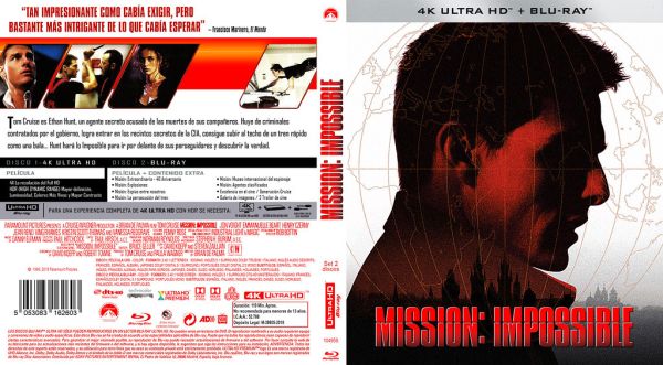 Misión Imposible 1 - bluray 4K JARvideo