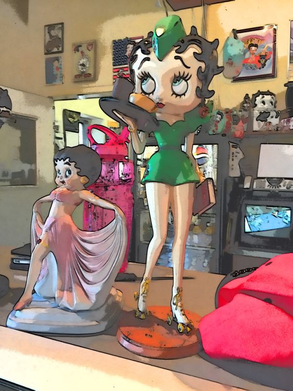 Betty Boop Cafe, Portland 2015