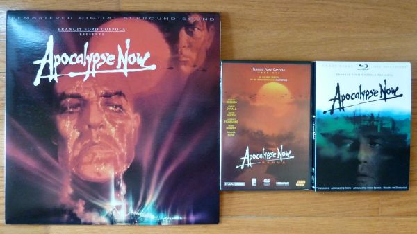 Apocalypse Now Laserdisc, DVD, BluRay