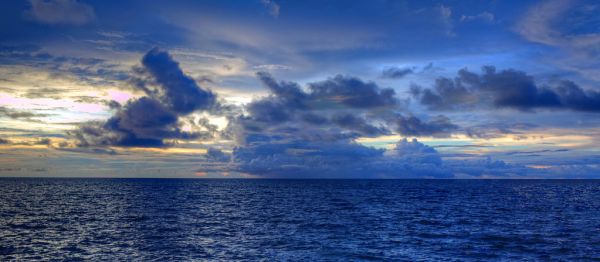 Offshore Sunset Storm