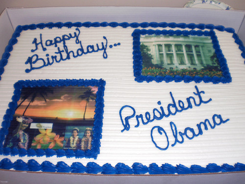 Birthday Cakes for the President-August 8, 2010