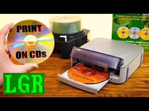 The Oddly Enjoyable Casio CW-50 Thermal CD Printer