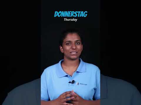 Learn German days of the week | Learn German |  Edurupt