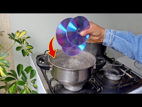 Never throw away old CD disc, collect them and turn them into dollars | Creation Tips