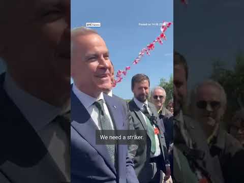 Canadian Prime Minister Mark Carney jokes with locals in Mayo | #RTENews #Ireland #Aughagower
