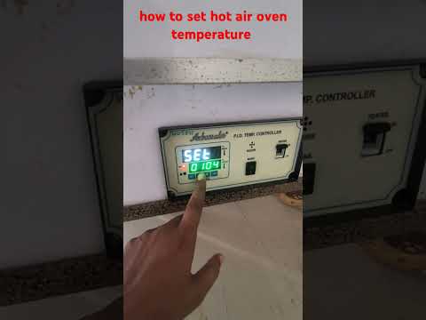 how to set hot air oven temperature #lab #automobile #electronic #chemistry
