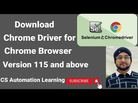 How to download Chromedriver.exe for Chrome Browser 115 and above in Selenium WebDriver