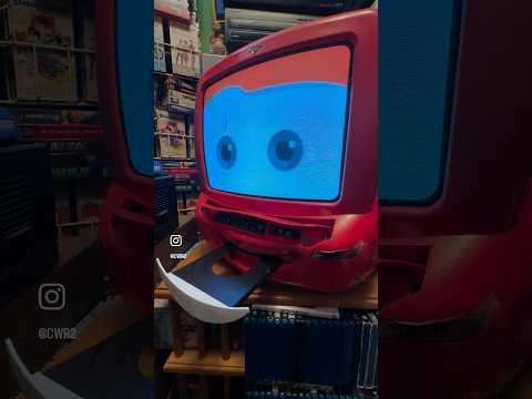 Lighting McQueen CRT w/ Built in DVD player #crt #lightingmcqueen #disney #pickup #shorts