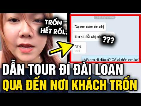 Dẫn tour DU LỊCH ĐÀI LOAN, HDV nhận được tin nhắn 'EM CẢM ƠN VÀ XIN LỖI CHỊ' | Tin 3 Phút