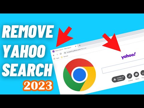 How To REMOVE YAHOO SEARCH From CHROME (2023)
