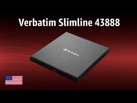 Externer Bluray Writer Verbatim Slimline ‎43888 | TEST | English