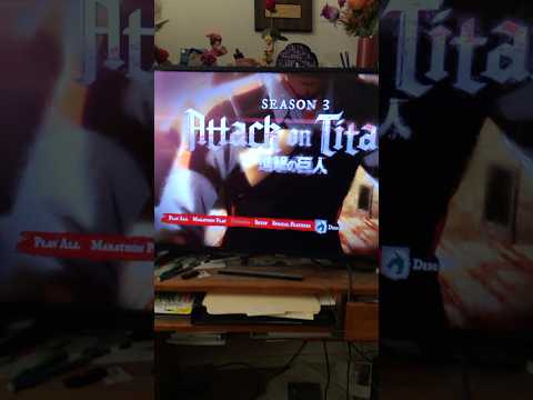 Attack on Titan season 3 Blu ray disc 1 menu Walkthrough