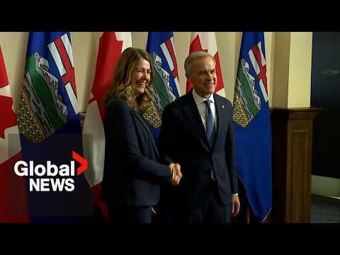 Carney, Danielle Smith announce pathway to construct west coast oil pipeline | FULL