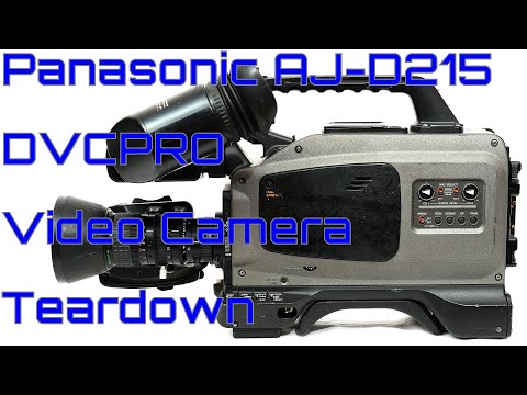 EW0090 - Panasonic AJ-D215 DVCPRO Video Cameras Teardown