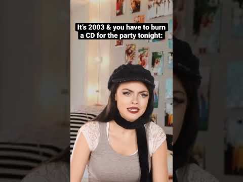 Burning CDs in the #early2000s was absolute chaos! #millennials #nostalgia