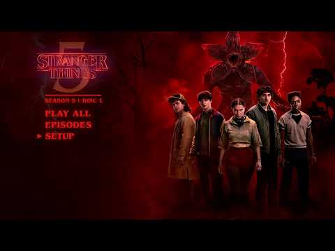 Stranger Things Season 5 Disc 1 Custom Blu-ray DEMO