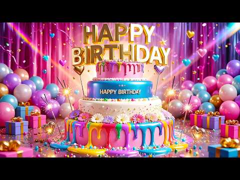 🎉 Viral Happy Birthday Song 2026 🎂 Ultimate Birthday Party | Cake &amp; Balloons Celebration