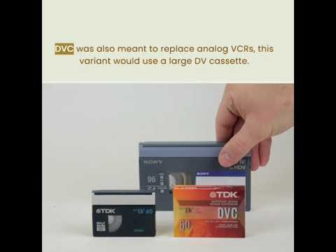 DVC - what in the name? #minidv #dv #digitalvideo #dvcam #dvcpro