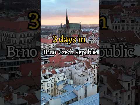 Brno Czech Republic | 3 Days Itinerary | Things to do in Brno || Day Trip to Moravian Wine Region