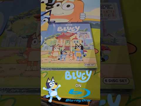 Bluey got a Blu-ray release! #bluey #blueyheeler #bluray