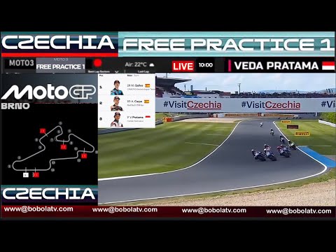 🟢LIVE RACES PRACTICE moto3 | motoGP CEKO 🔴 FULL LIVE 🔥 VEDA EGA PRATAMA DI CIRCUIT BRNO