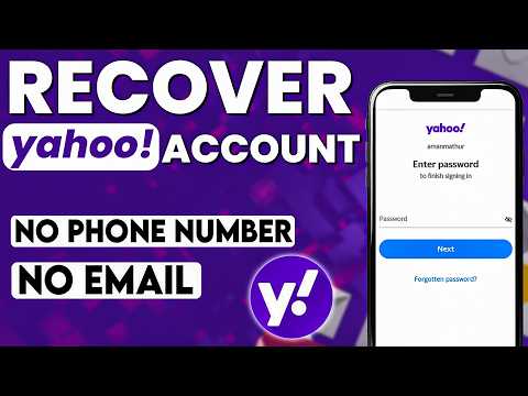 How to Recover Yahoo Password without Recovery Email ID and Phone Number