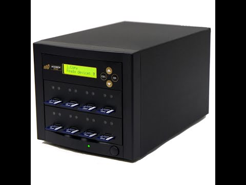 Tutorial on operations of using Secure Digital (SD) &amp; MicroSD Duplicator Tower (Acumen Disc edition)