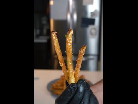 Crispy Garlic Butter Fries