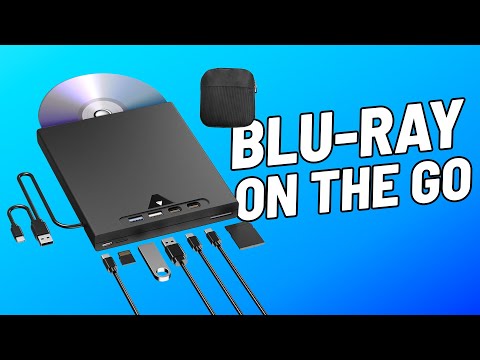 Testing this external Blu-ray drive on my Mac