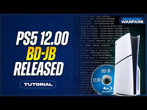 Unlocking PS5 BD-JB up to 12.00 (Blu-Ray Jailbreak)