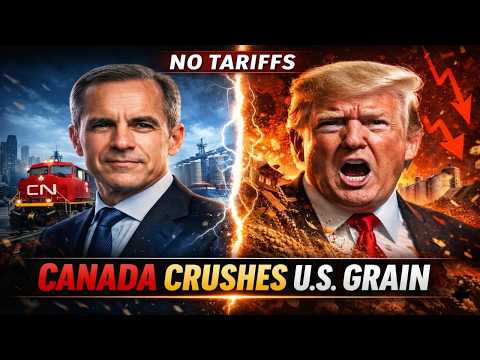 Canada’s Railway Coup: Carney’s 12 Words Just Seized America’s Grain Power in 72 Hours