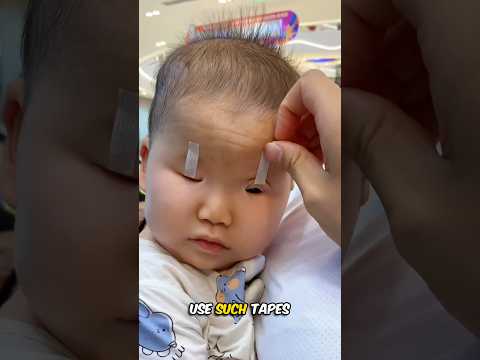 Why do Chinese apply Tape on their Children's Eyes 🤯