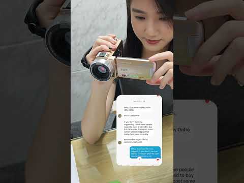 ORDRO HDV-B320 Digital Video Camera 1080p HD 18x Digital ZoomLive Streaming Portable Camcorder