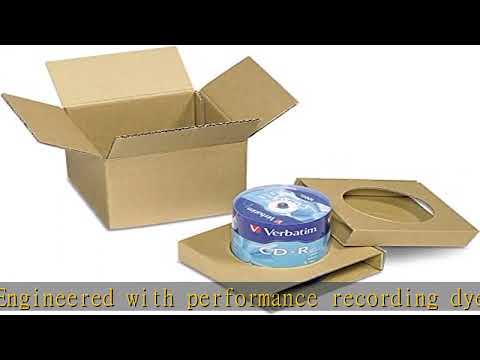 Verbatim CD-R Blank Discs 700MB 80 Minutes 52X Recordable Disc for Data and Music - 100pk Spindle F