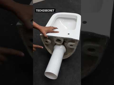 Wall Hung Toilet Seat Outlet Pipes |Outlet Pan Connector Pipe for WC #diy #plumbingsupplies #shorts