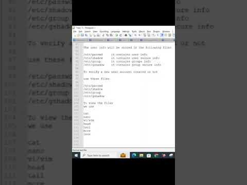 /etc file details | UserAdministration05 | Linux | /etc/passwd   /etc/shadow /etc/group /etc/gshadow