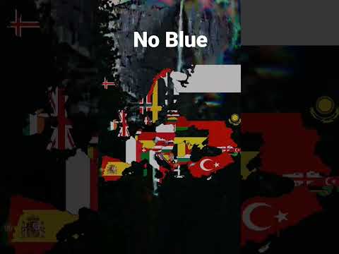 Europe But All Blue Flags deleted #europe #flag