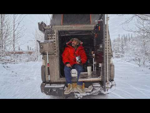 It's all OVER!  Camping In Alaska Overlander Truck - Snow and Ice