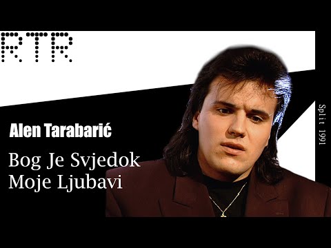 Bog Je Svjedok Moje Ljubavi - Alen Tarabarić // 1991 (VIDEO SPOT)