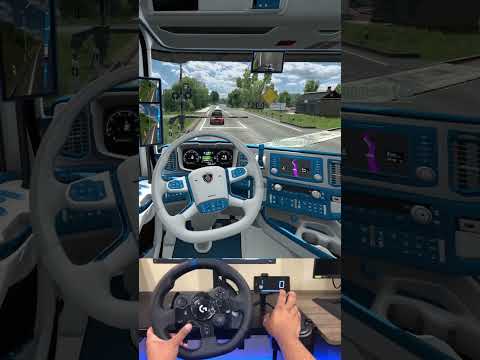 A Reckless Ride Through Russia 🇷🇺😱 #eurotrucksimulator2 #ets2 #scania #russia #shorts