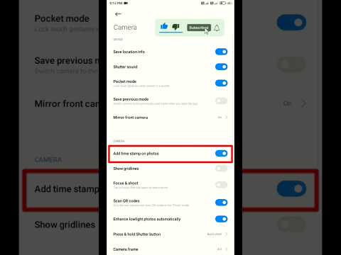 How To Add Time And Date On Photo #shorts #trending