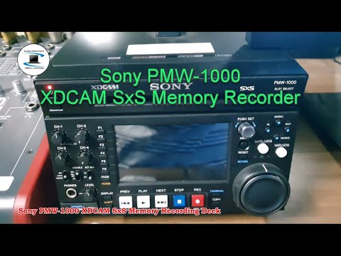 Sony PMW-1000 XDCAM SxS Memory Recording Deck