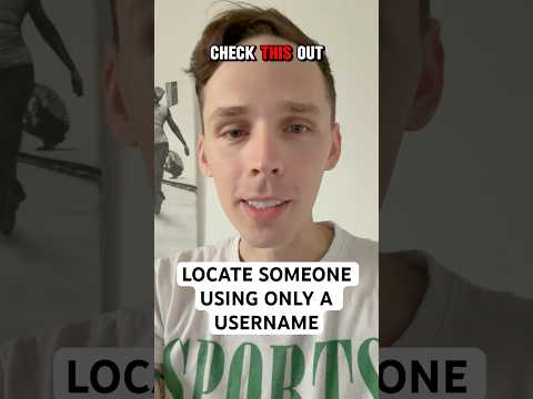 LOCATE SOMEONE WITH USERNAME (easy)