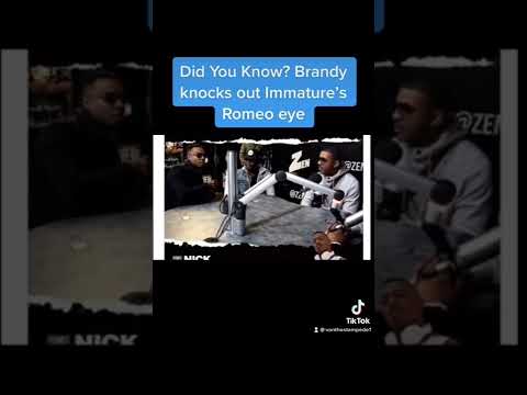 Did You Know? Brandy Knocks Out Immature’s Romeo’s Eye!?