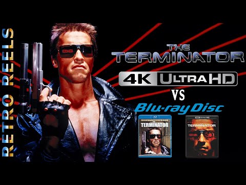 The Terminator (1984) 4K Ultra HD Vs Bluray - Image comparison