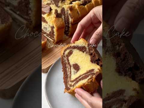 This Chocolate Marble Cake is Next Level! 🍫✨ #shorts  #bakingrecipes