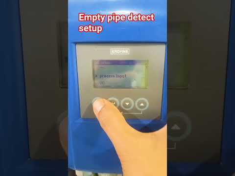 Krohne Marshall Magnetic Flow Meter Empty Pipe Detect Setup #instrument #trending #vairal #shorts