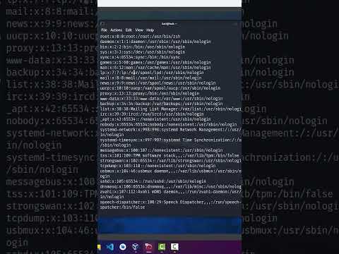 Linux etc/passwd File - Part 2