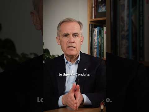 La ligne de conduite avec le premier ministre Mark Carney.